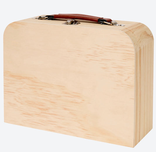 Houten koffertje