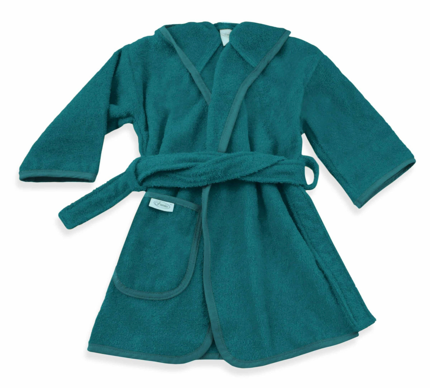 badjasje lake green, groen, voor kinderen van 1-2 jaar