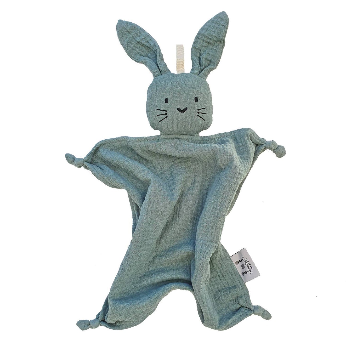 Knuffelkonijn Groen Blauw