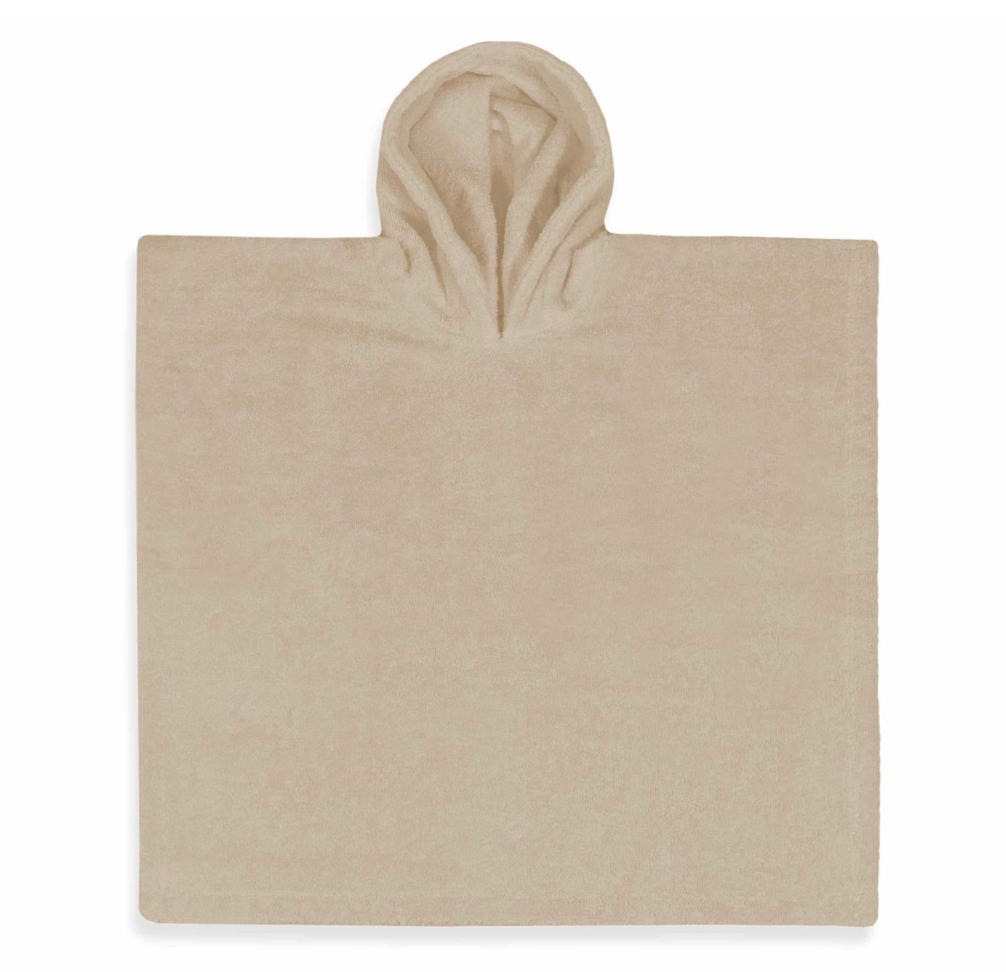 badponcho beige kinderen 0-6 jaar gepersonaliseerd