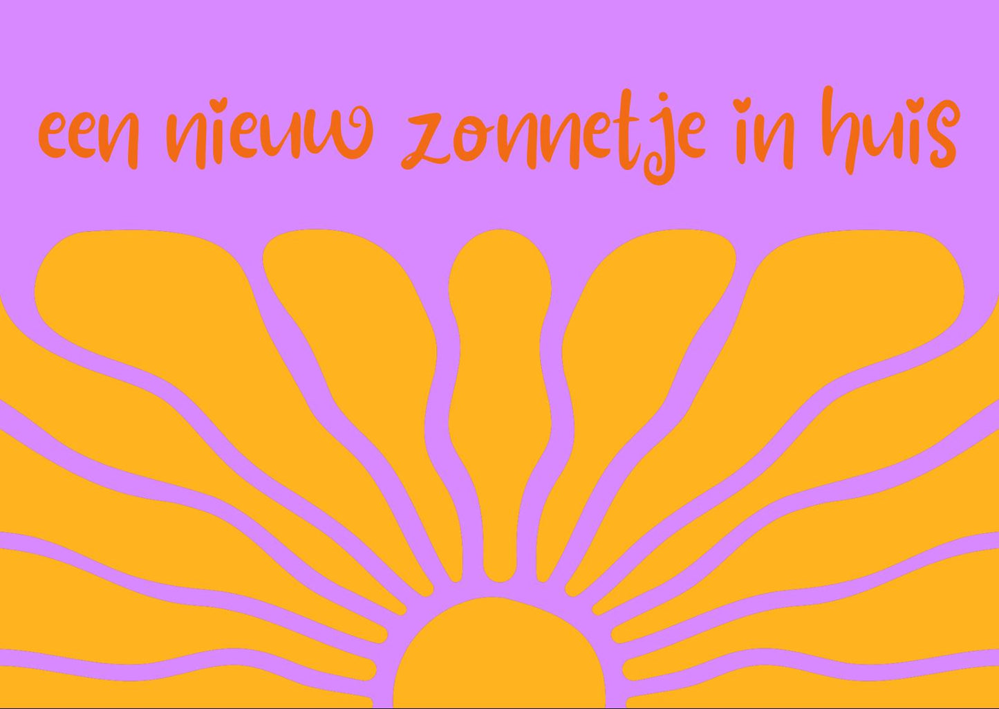 Kaartje Zonnetje in huis