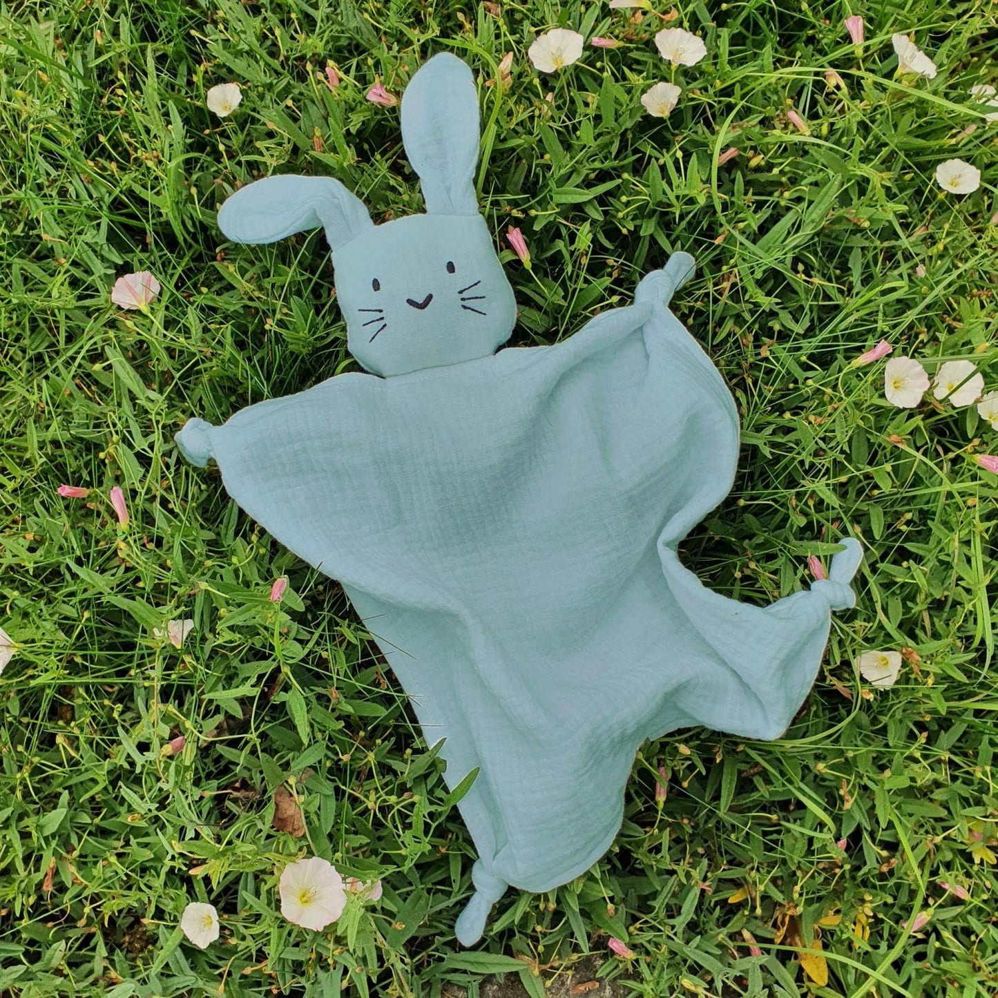 Knuffelkonijn Groen Blauw