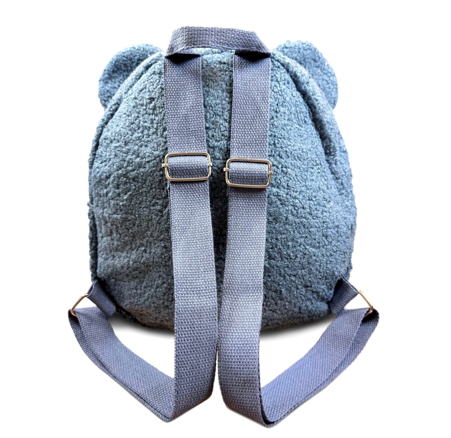 teddytas met oren voor kinderen blauw