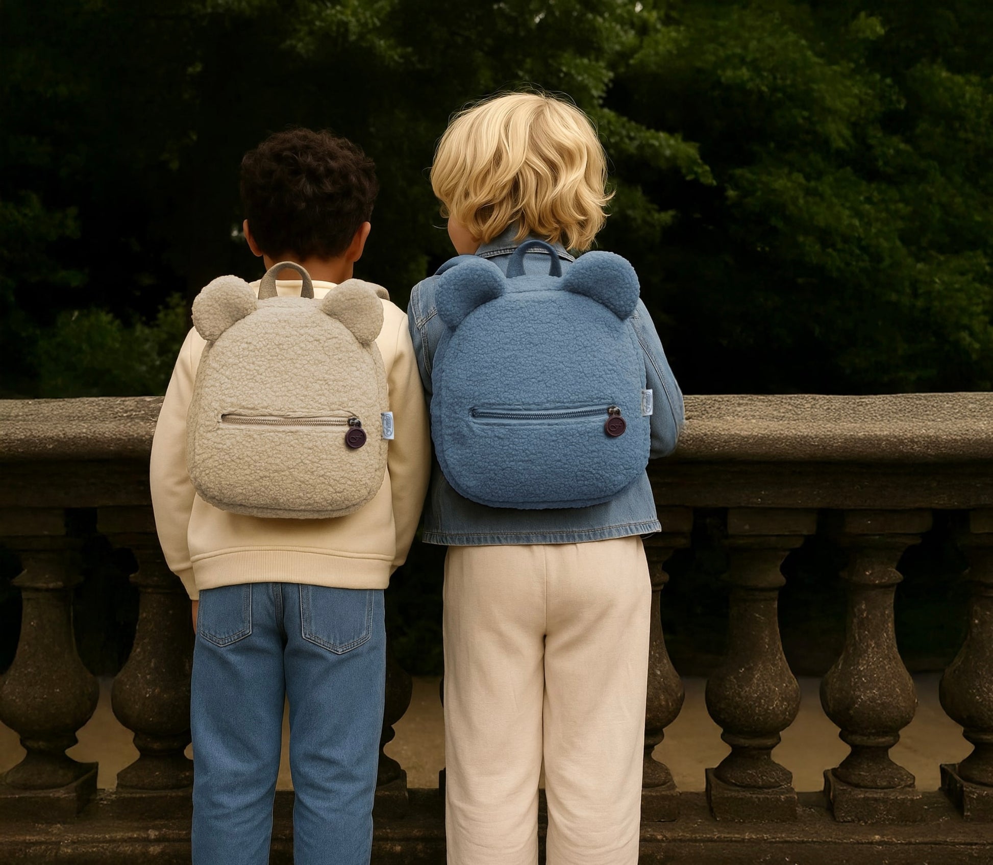 teddytas met oren voor kinderen 