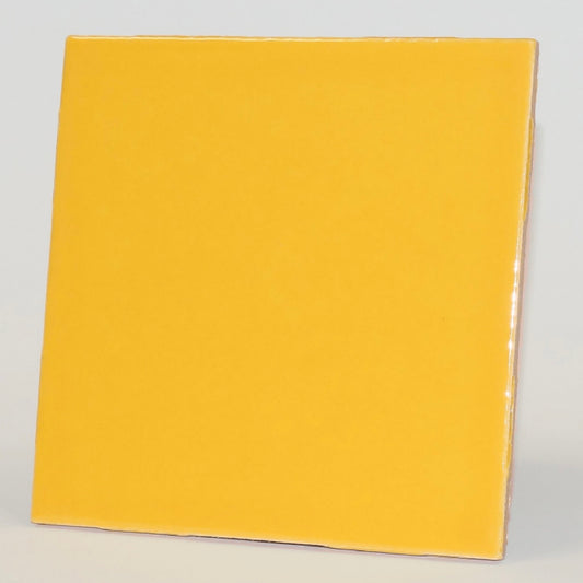 keramieken tegel 10x10 cm geel