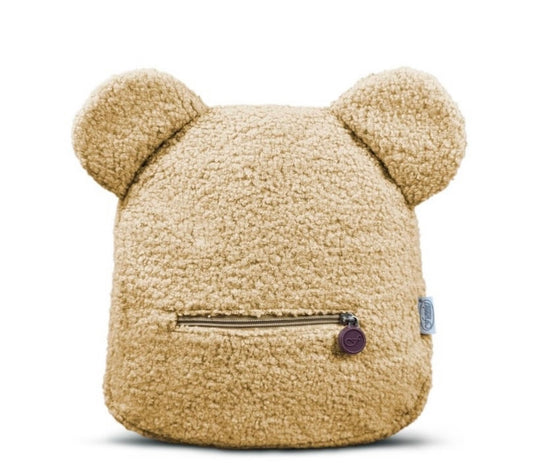 teddyrugtas met oren voor kinderen cream